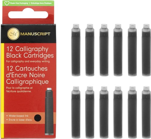 Black manuscript ink - 12,