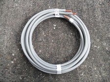2 x 3.3 metres 25.0mm2 double insulated meter tails, cable wire. Grey / Brown.