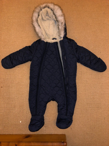 Dark blue baby boy - boy, snowsuit
