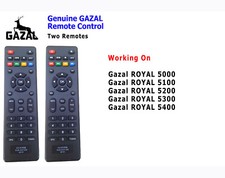 Gazal R Receiver Remote Control Genuine working on R5000, R5100, R5200, 53000