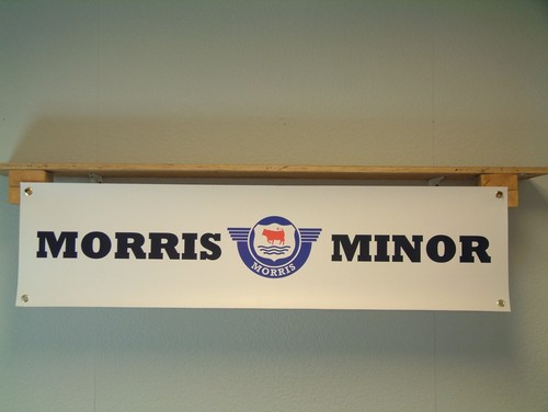 Morris minor banner workshop - minor,