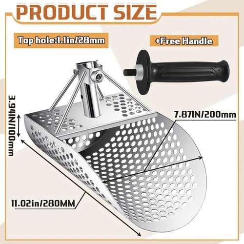Metal detector sand scoop - metal,