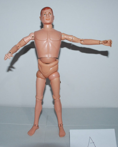 Vintage action man naked - man,