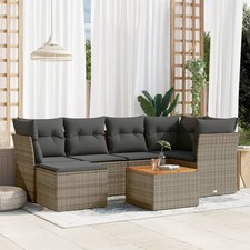 Garden Sofa Set Grey
