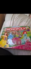 Disney Princess Monopoly Preowned Hardly Used Very Good Condition 100% Complete