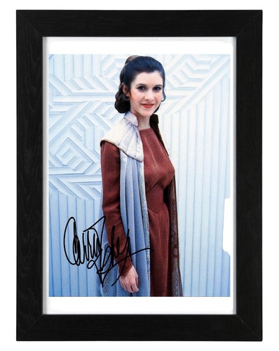 Carrie fisher signed autograph - carrie,