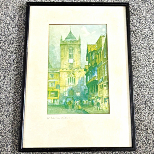 Robson signed framed print - f.,