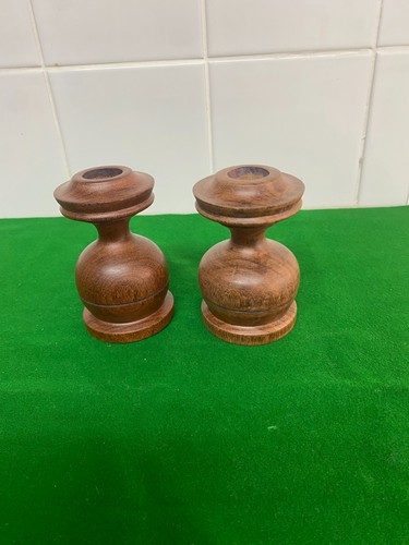 Wood candle holders - wood,