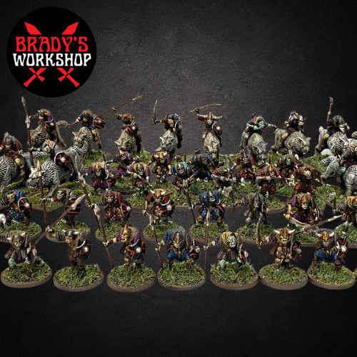 Huge orc horde army - 45, 28mm