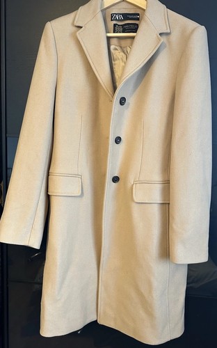 Zara ecru manteco wool - zara,