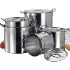 5PC LARGE STAINLESS STEEL
