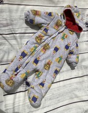 Joules Baby Pram Suit / Snow Suit Lions 3-6 Months