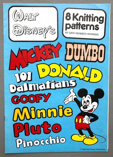 Vintage intarsia walt disney - intarsia,