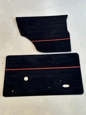 Classic Mini JET BLACK Interior Door Cards  -  Front Rear Passenger N/S