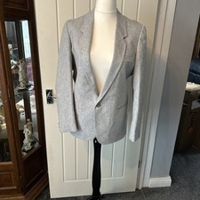 MENS PALE GREY SUIT JACKET FROM STEEL SIZE 38R