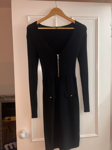 Lipsy london black ribbed - ribbed, knit
