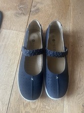Pavers Navy Mary Jane Shoes