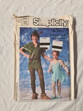 Simplicity Sewing Pattern 7784 Disney Peter Pan Tinkerbell ADULT Sizes 36-38 New