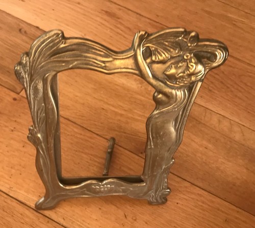 Vintage brass art nouveau - brass,