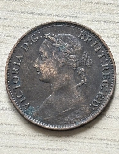 Farthing 1895 young - 1895, head