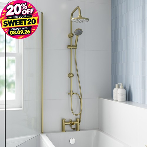 Avox brushed brass bath - brass,