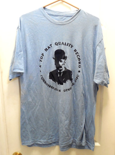 Top hat record - blue, no