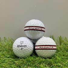 12 Wilson Duo Soft Golf Stripe Balls 1 Dozen Pearl / A Grade