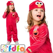 Rubies Official Sesame Street Elmo Baby Kids Childs Fancy Dress Costume