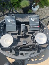 ELINCHROM QUADRA 2 HEAD RX LIGHTING KIT WITH  2 LEAD ACID BATTERIES AND CHARGER