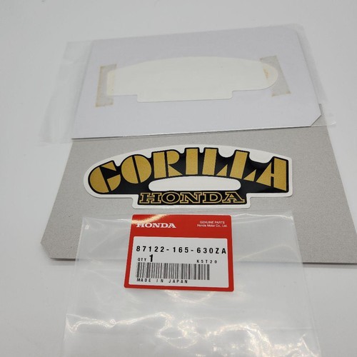Genuine honda gorilla emblem - genuine,
