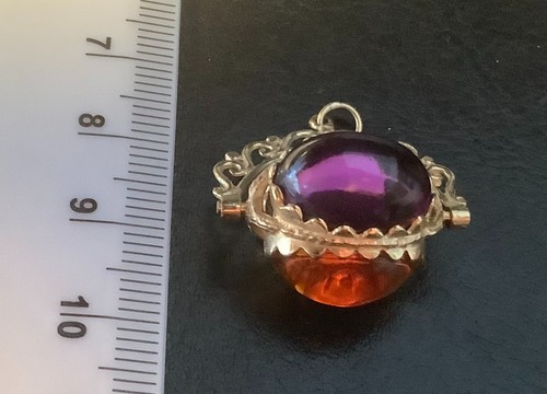 Vintage 9ct gold citrine - 9ct,