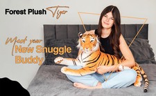 86cm Tiger Plush Toy Extra Large Realistic Stuffed Animal Soft Cuddly Enormous