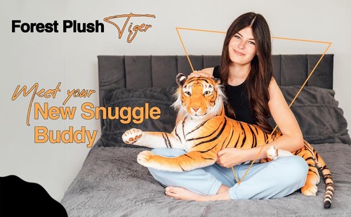 86cm tiger plush toy extra - 86cm,
