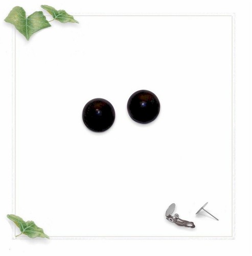 12mm earrings clip or - 12mm,