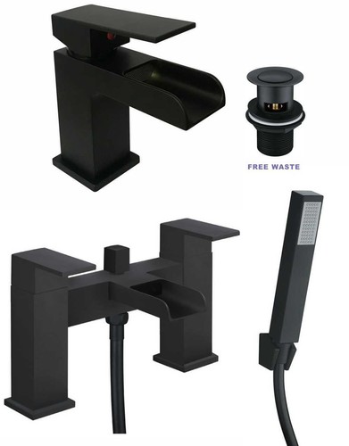 Bathroom modern waterfall - bathroom,