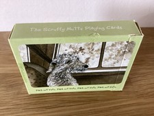 The Scruffy Mutts Playing Cards, Carta Mundi, Pre Loved, VGC, For Crafters +++