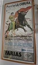 Large framed Old poster