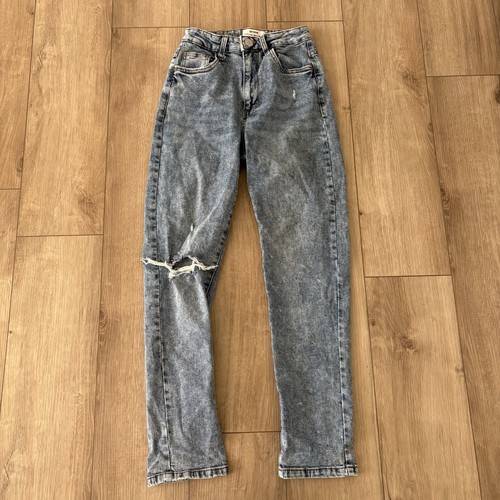 Cotton stretch mom - stretch, jeans