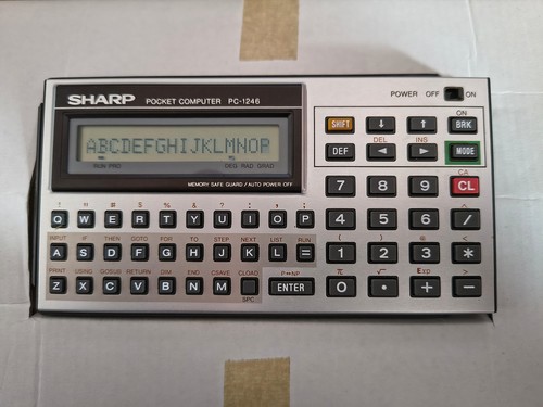 Sharp pocket computer 1246 - sharp,