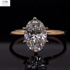 IGI 2.50 Ct E VS1 OVAL CUT LAB