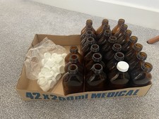 42 x 200ml Amber Glass