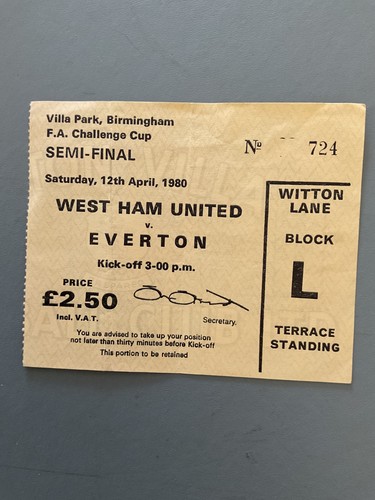 West ham everton 1980 - everton, fa