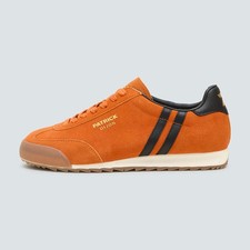 Patrick Dijon Mens Trainers Casual Shoes Orange Black