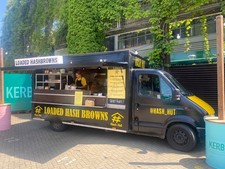 Food truck catering van - truck,