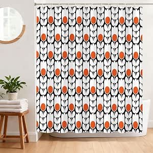 Geometric floral shower - geometric,