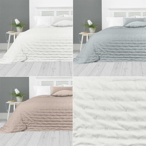 Quilted bedspread throw over - quilted,