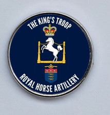 The Kings Troop Royal Horse Military Lapel Pin Badge