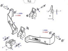 Towtrust Fixed Flange Towbar
