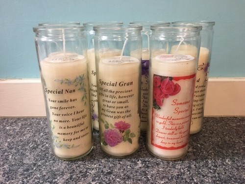 Memorial grave candles for - memorial,