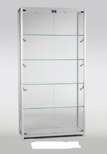 Glass lockable showcase - lockable,